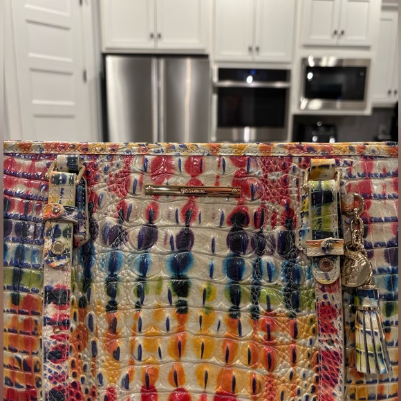 Brahmin Leather Tote – Celebrate Melbourne – New with Dust Bag – Authentic - Picture 7 of 12